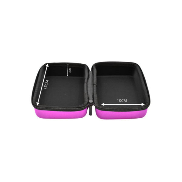 Boite de rangement coquée couleur violette 